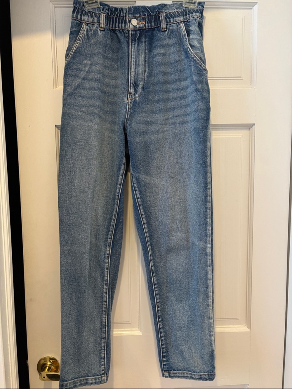 BDG High-Rise Light Blue Tapered Jeans